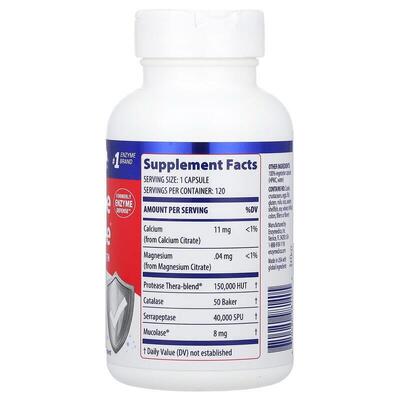 Імунний захист Enzymedica Immune Defense Extra Strength з протеолітичними ферментами, 120 капсул