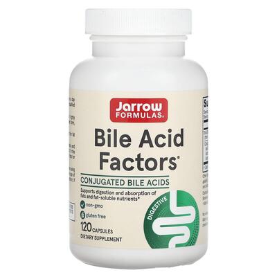 Желчная кислота Jarrow Formulas Bile Acid Factors, 120 капсул