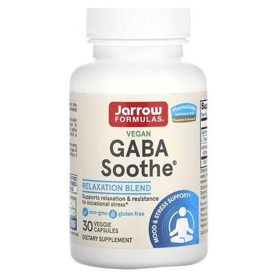 ГАМК Jarrow Formulas GABA Soothe, 30 капсул