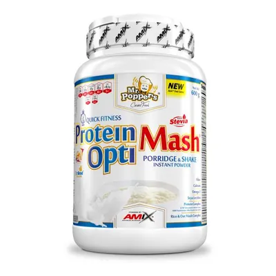 Суміш протеїн Amix Nutrition Mr.Popper's Protein OptiMash для каш і коктейлей, натуральний смак, 600 г
