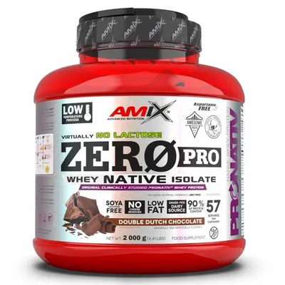 Протеїн сироватковий ізолят Amix Nutrition ZeroPro Protein подвійний голландський шоколад, 2000 г