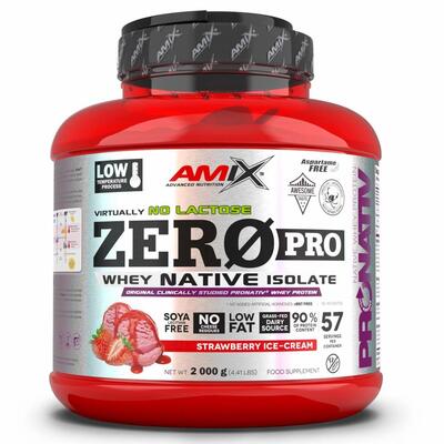 Протеїн Amix Nutrition Zeropro Protein полуничне морозиво, 2000 г