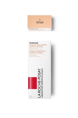 Тональний крем La Roche-Posay Toleriane Teint  зволожуючий, SPF20, відтінок 02, 30 мл