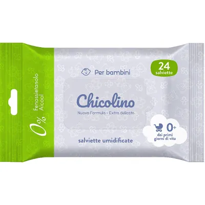 Серветки вологі Chicolino З перших днів життя дитячі, 24 шт