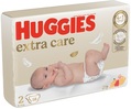 Подгузники Huggies Extra Care детские, размер 2, 3-6 кг, 58 шт