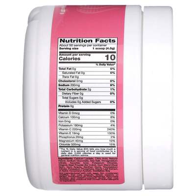 Смесь California Gold Nutrition HydrationUP для приготовления напитка с электролитами ягодная смесь, 227 г