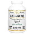 Витамин С буферизованный California Gold Nutrition Buffered Gold C 750 мг, 240 растительных капсул