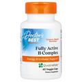 Комплекс витаминов B Doctor's Best Fully Active B Complex with Quatrefolic, 60 вегетарианских капсул