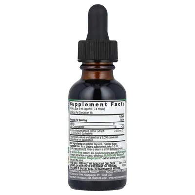 Лопуха корінь Nature's Answer Burdock 1350 мг рідкий екстракт без спирту, 30 мл