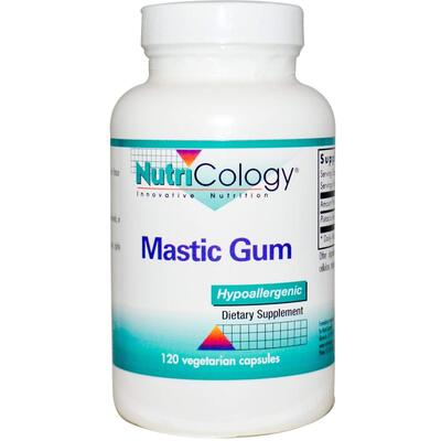 Мастиковая смола Nutricology Mastic Gum 1000 мг, 120 вегетарианских капсул