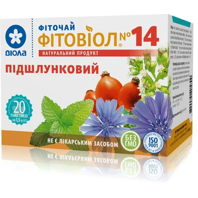 Фіточай Фітовіол №14 Підшлунковий по 1.5 г №20 у філ.-пак.