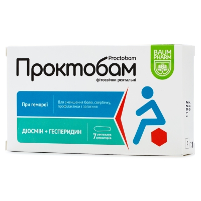 ПроктобамBaumPharmфітосвічкиректальні№7