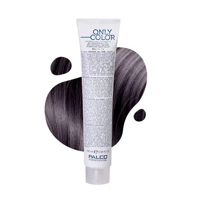 Крем-фарба для волосся Palco Professional Only Color безаміачна № 4.2 середньо-коричневий фіолетовий, 100 мл