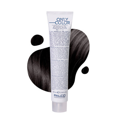 Крем-краска для волос Palco Professional Only Color безаммиачная № 4.5 средне-коричневый махагон, 100 мл