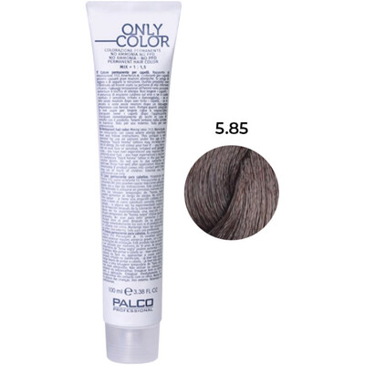 Крем-краска для волос Palco Professional Only Color безаммиачная № 5.85 шоколад, 100 мл