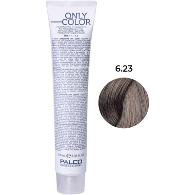 Крем-краска для волос Palco Professional Only Color безаммиачная № 6.23 блонд темный ирис, 100 мл