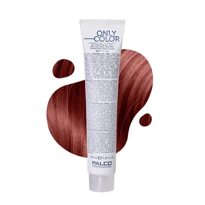 Крем-фарба для волосся Palco Professional Only Color безаміачна № 6.6 блонд темно-червоний, 100 мл