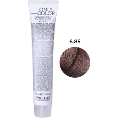 Крем-краска для волос Palco Professional Only Color безаммиачная № 6.85 молочный шоколад, 100 мл