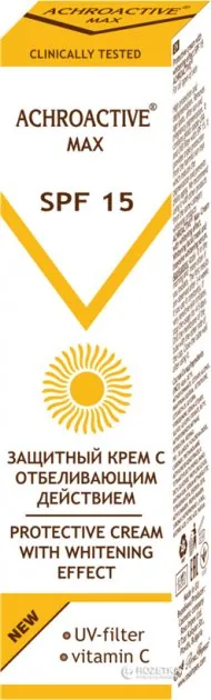 Крем для обличчя Achroactive Max SPF15 з відбілюючою дією, 45 мл