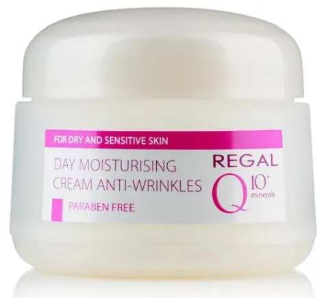 Крем для обличчя Regal Q10+ Minerals денний зволожуючий проти зморшок для сухої та чутливої шкіри, 50 мл