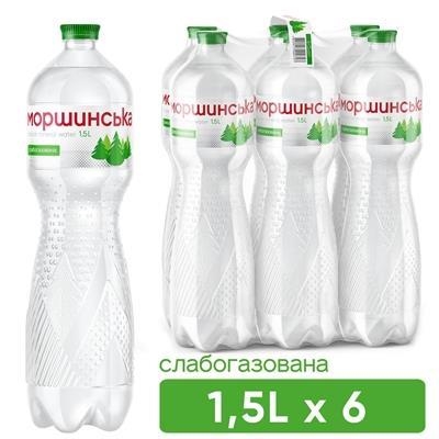 Вода минеральная Моршинская слабогазированная, 1,5 л