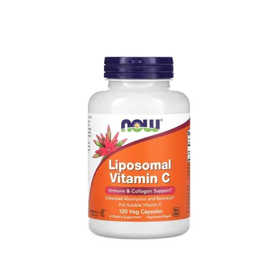 Вітамін С Ліпосомальний NOW Liposomal Vitamin C вег. капсули №120