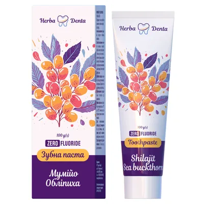 Зубна паста Golden Pharm Herba Denta Мумійо Обліпиха, 100 г
