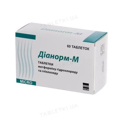 Діанорм-М таблетки №60 (10х6)