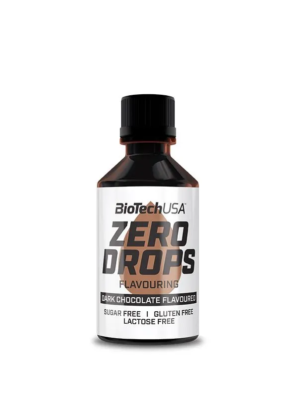 Підсолоджувач Biotech Zero Drops чорний шоколад, 50 мл