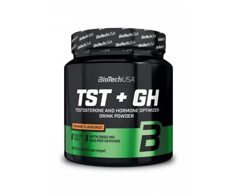 Тестостероновий бустер Biotech TST+ GH апельсин, 300 г