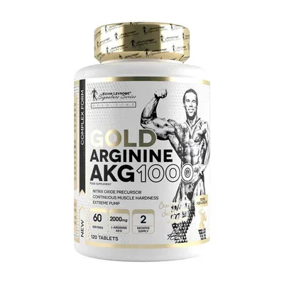 Аргінін Kevin Levrone Gold Arginine AKG 1000, 120 таблеток
