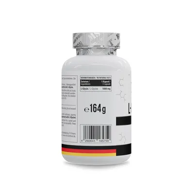 L-гліцин MST Nutrition L-Glycine 1000 мг, 120 капсул