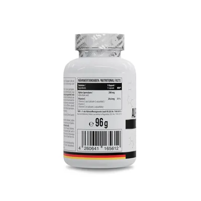 Альфа-ліпоєва кислота та вітамін С MST Nutrition Alpha Lipoic Acid with Vitamin C 200 мг, 120 капсул