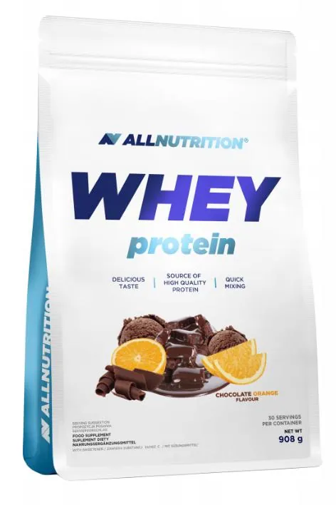 Протеїн сироватковий концентрат Allnutrition Whey Protein апельсин-шоколад, 908 г