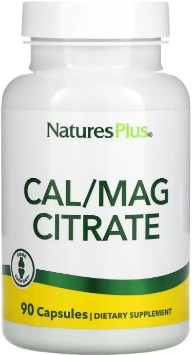 Кальций и магний цитрат Nature's Plus Cal/Mag Citrate, 90 капсул