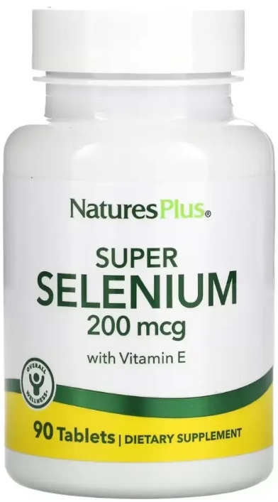Супер Селен Nature's Plus Super Selenium 200 мкг, 90 таблеток