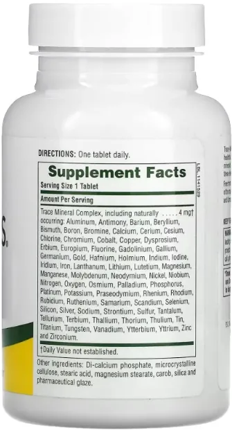 Мінерали Nature's Plus Trace-Mins, 180 таблеток