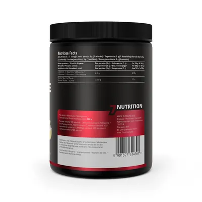 Глутамін 7Nutrition Glutamine Lemon, 500 г