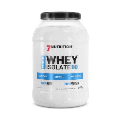 Протеин 7Nutrition Natural Whey Isolate 90 натуральный вкус, 2 кг