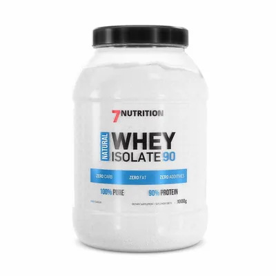 Протеїн сироватковий ізолят 7Nutrition Natural Whey Isolate 90 натуральний смак, 1 кг