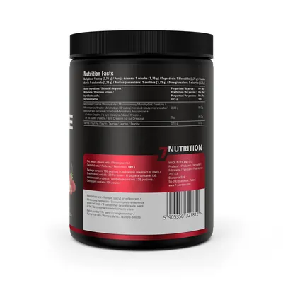 Креатин моногідрат 7Nutrition Creatine Monohydrate Лісова суниця, 500 г