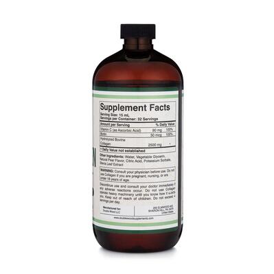 Колаген з вітаміном С Double Wood Collagen Liquid with Vitamin C Pear, 480 мл