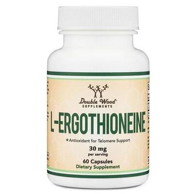 L-Ерготіонеїн Double Wood L-Ergothioneine 30 мг, 60 капсул