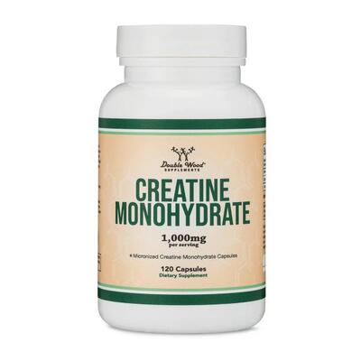 Креатин моногідрат Double Wood Creatine Monohydrate 500 мг, 120 капсул
