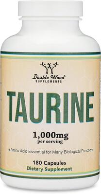 L-таурин Double Wood L-Taurine 1000 мг, 180 капсул