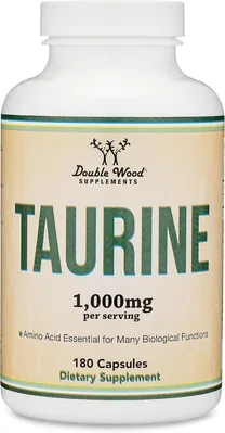 L-таурин Double Wood L-Taurine 1000 мг, 180 капсул