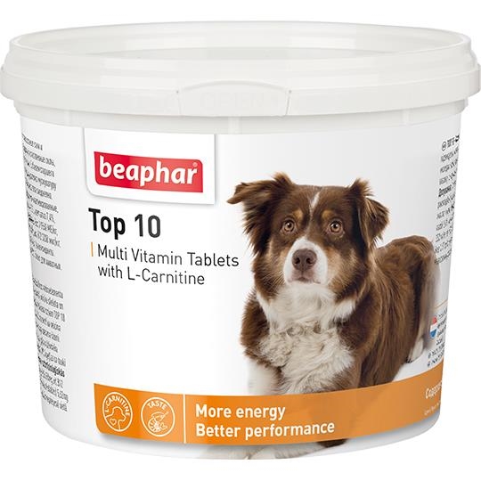 Витаминно-минеральный комплекс Beaphar Top 10 Dog универсальный для собак, 750 таблеток