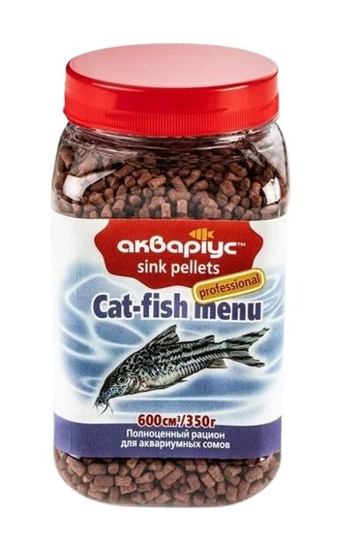 Корм сухой Аквариус Сat-fish Menu для сомиков, 350 г