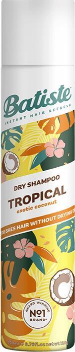 Шампунь сухой Batiste Tropical, 200 мл