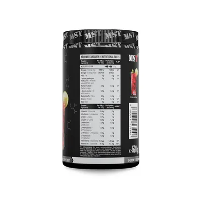 Комплекс амінокислот MST Nutrition BCAA & EAA Zero фруктовий пунш, 40 порцій, 520 г